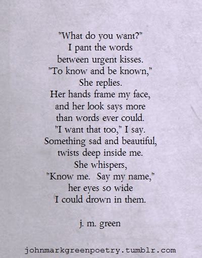 john mark green poems